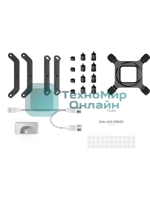 Кулер для процессора Ocypus Delta A40 Elite WH Dual Fan (Delta-A40-WH2NNWN00X-GL)