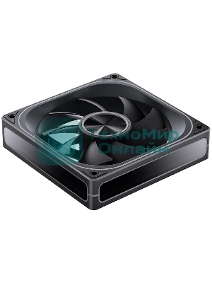 Кулер для корпуса JONSBO ZA-120BR Reverse (120x120x28мм, 4-pin PWM, ARGb, 62.4CFM, 37.3dBA, 2400RPM, черный)