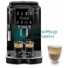 Кофемашина автоматическая DeLonghi ECAM 220.21 B черный, исп. кофе - молотый/зерновой, 1.8 л, 1450 Вт, 15 Бар.