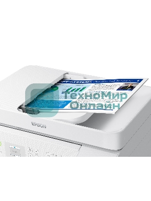 МФУ струйное Epson EcoTank L5296 (C11CJ65411) белый, A4, ч/б печ. 33стр/мин., цв. печ. 15стр/мин., 5760x1440 DPI, 2400х1200 DPI, USB, Ethernet, Wi-Fi