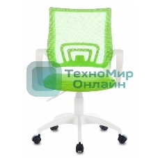 Кресло Бюрократ CH-W695NLT TW-03A TW-18 салатовый, сетка/ткань, 120 кг, механизм качания