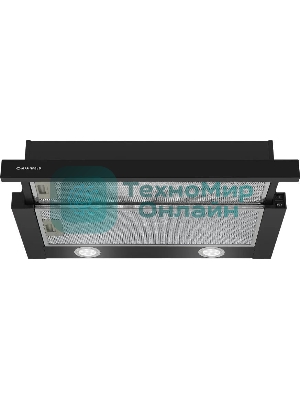 Вытяжка встраиваемая Maunfeld VS Light 50 черный, 50 см, 520 куб. м/ч, 56 дБ