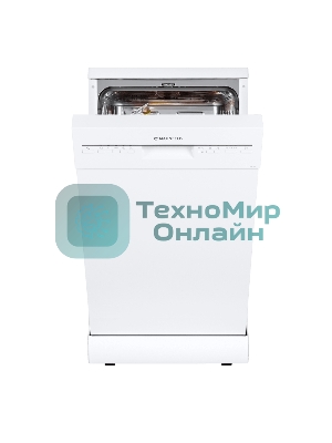 Посудомоечная машина Maunfeld MWF08S, белый, 44.8 см, 9 компл., 49 дБ, класс A+