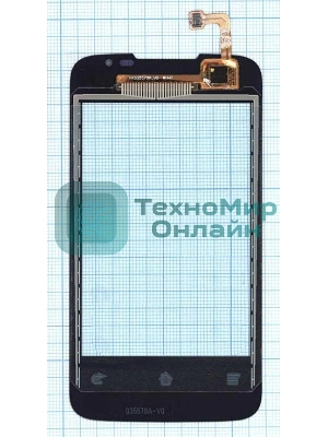 Сенсорное стекло (тачскрин) для Huawei HX035579A_VO W1447, черное