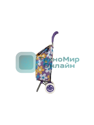 (Распродажа) Тележка с сумкой Рыжий кот A204 Васильки, до 30 кг (093540)