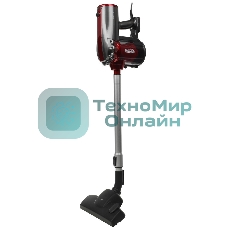 Пылесос вертикальный Centek CT-2561 красный/черный, питание от сети, 150 Вт, уборка сухая, пылесборник 0.5 л