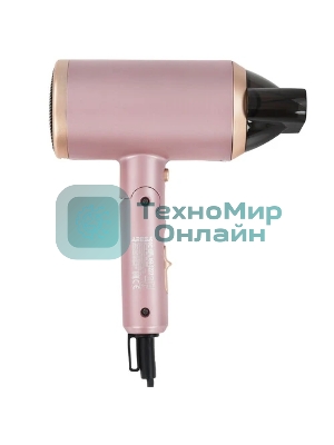 Фен ARESA AR-3222 розовый, 1800 Вт, компактный