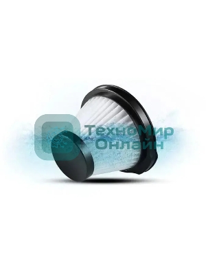 Пылесос вертикальный Deerma DX115C черный, питание от сети, 600 Вт, уборка сухая, пылесборник 1.2 л