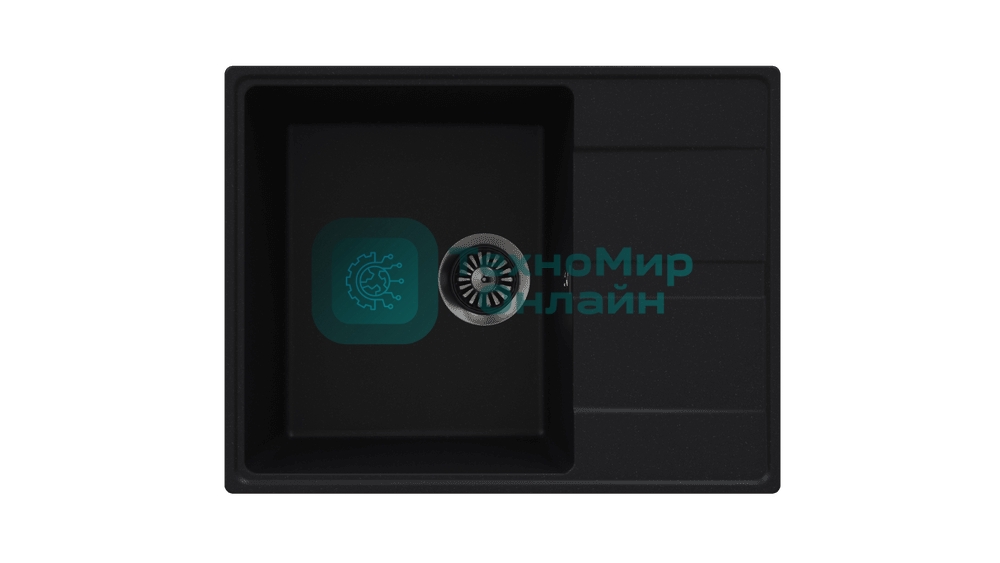 Кухонная мойка Maunfeld Lacrima 650 MFQS-650B черный
