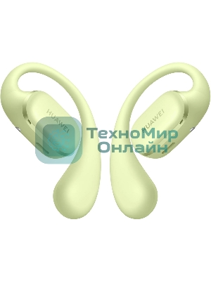 Наушники TWS Huawei FreeArc (Moose-T00) зеленый, открытые (накладные с дужкой), Bluetooth, до 7 ч