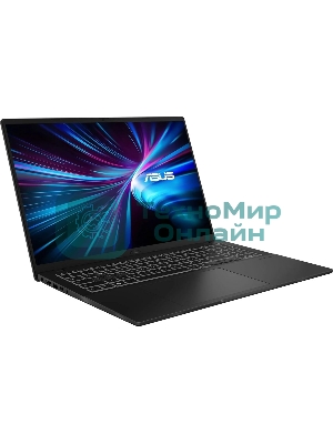 Ноутбук Asus VivoBook 16 V3607VH-RP046 черный Core 5 210H 16Gb SSD 1Tb NVIDIA GeForce RTX 5050 8Gb 16