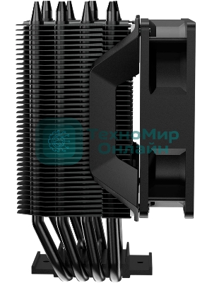Устройство охлаждения(кулер) Cooler Master Hyper 411 Nano Soc-AM5/AM4/1200/1700/1851 черный 4-pin 30.04dB Al+Cu 180W Ret (RR-H410-25PK-R1)