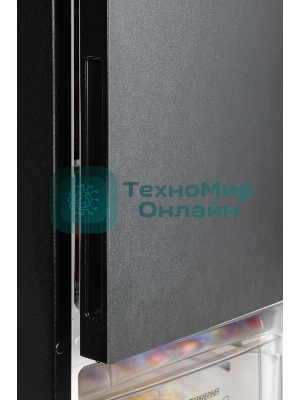 Холодильник Nordfrost NRG 162NF DTM темный титан двухкамерный 205/105л морозилка снизу, No Frost