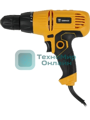 Дрель-шуруповерт Deko DKSD500W, 500 Вт, 28 Нм, щеточный
