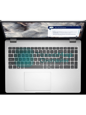 Ноутбук DELL Pro 16 Plus Ultra 7 268V 16” 16:10 QHD+ (2560 x 1600),120Hz,IPS,Non-Touch, AG,300 nit,32GB LPDDR5,1TB SSD Intel Arc graphics,Backlit,FPR,3cell 55Wh,2y,Linux,1,9kg,Alum/Platin Silver,KB/Eng