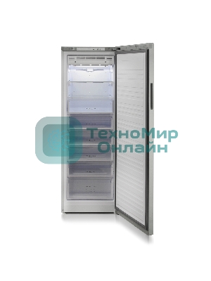 Морозильная камера Бирюса Б-M6047SN, металлик, 280л, 8 ящиков