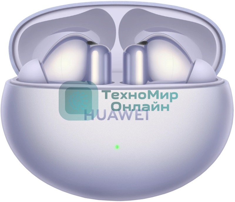 Наушники TWS Huawei FreeBuds 6i (Orca-T100) фиолетовый, внутриканальные, Bluetooth, активное шумоподавление, до 8 ч