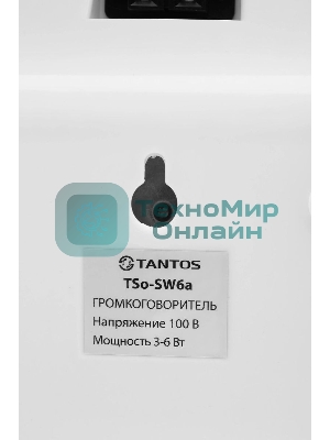 Громкоговоритель Tantos TSo-SW6a настенный 6Вт белый (00-00025704)