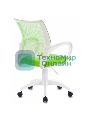 Кресло Бюрократ CH-W695NLT TW-03A TW-18 салатовый, сетка/ткань, 120 кг, механизм качания