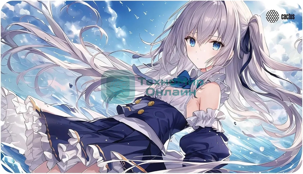 Коврик для мыши Cactus Anime blue 700x400x3мм