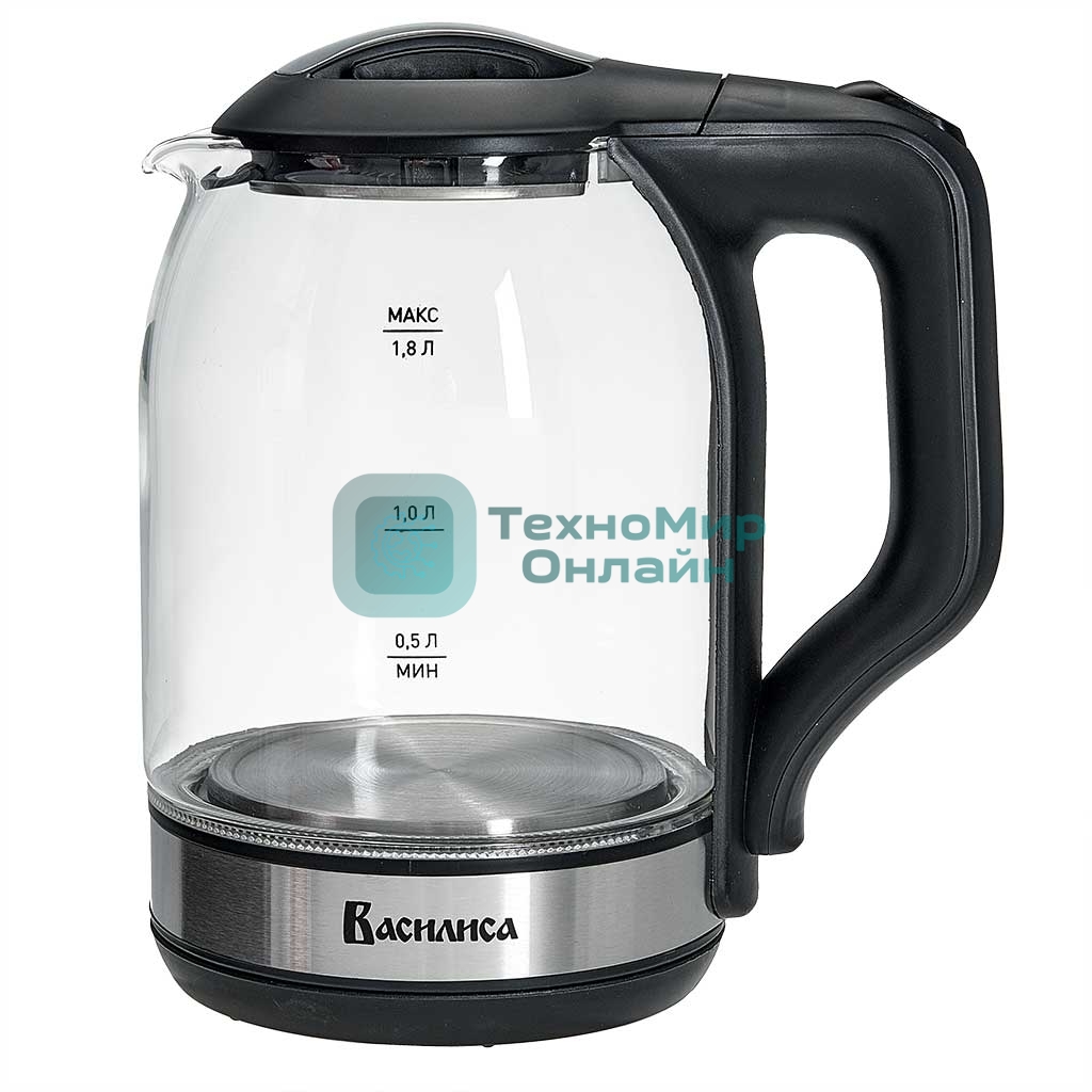 Чайник электрический ВАСИЛИСА ВА-1036 черный
