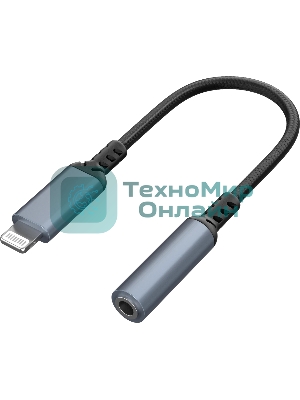Переходник Defender JACK03-02 PRO 3.5 jack(F)-Lightning(M) c ЦАП 1