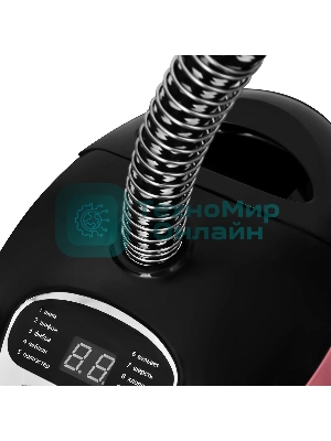 Отпариватель Hyundai H-US02543 розовый/черный, 1800 Вт, 40 г/мин, 1350 мл