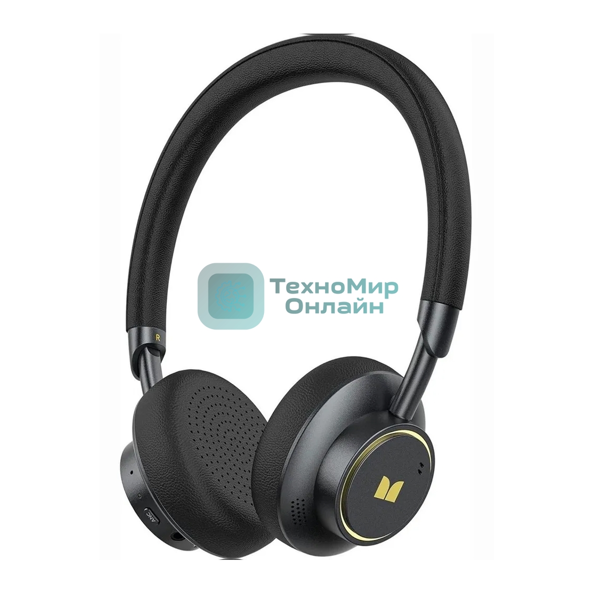 Беспроводные/проводные наушники Monster N-Tune mini 02 черный, накладные, Bluetooth, активное шумоподавление, быстрая зарядка, до 50 ч