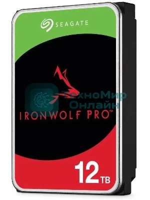 Жесткий диск Seagate SATA-III 12Tb ST12000NT001 NAS Ironwolf Pro 512E (7200rpm) 256Mb 3.5