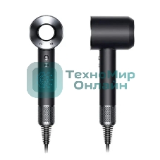 Фен Dyson Supersonic HD08 черный/никель, 1600 Вт, компактный, ионизация
