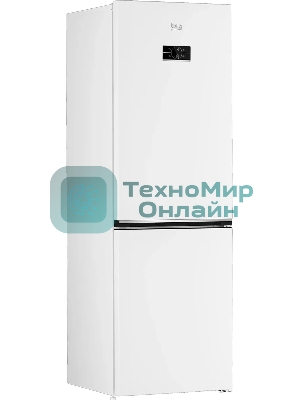 Холодильник Beko B3R1CNK363HW (R) белый двухкамерный 220/100л морозилка снизу, No Frost