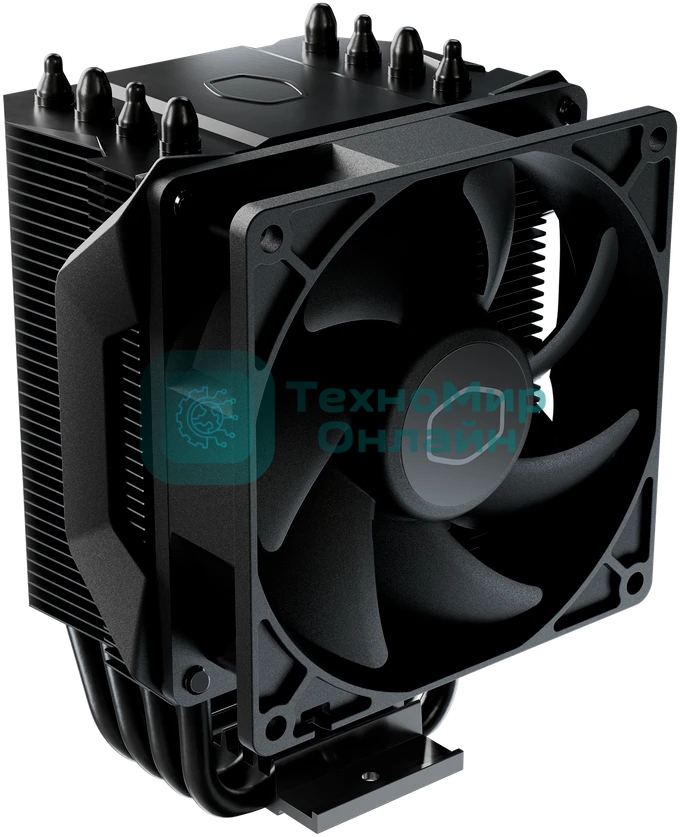 Устройство охлаждения(кулер) Cooler Master Hyper 411 Nano Soc-AM5/AM4/1200/1700/1851 черный 4-pin 30.04dB Al+Cu 180W Ret (RR-H410-25PK-R1)