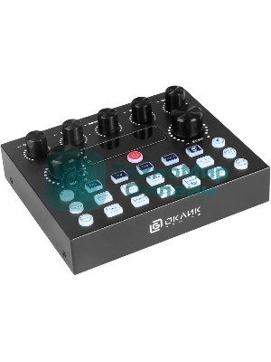 Микрофон проводной Оклик SM-600G 2.5м черный