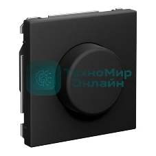 Светорегулятор поворотно-нажимной (диммер) ArtGallery LED RC 400Вт механизм карбон SE GAL001023