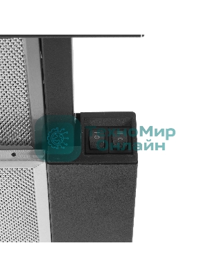 Вытяжка встраиваемая Korting KHP 6617 RN черный/бронзовый, 60 см, 650 куб. м/ч, 58 дБ