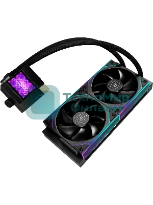 Система жидкостного охлаждения Thermalright Core Matrix 240 Vision (240мм, LED, Black, ARGB/Fans: 2x120мм, 68.9CFM, 28.2dBA, 2000RPM/Pump height 64.4мм, Rad thickness 27мм/S: 1700, 1200, 1851, 115X, AM5, AM4)