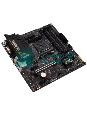 Материнская плата ASUS TUF GAMING A520M-PLUS WIFI, AM4, AMD A520, 4xDDR4, 4xSATA, 1xM.2, 1xPCIe 3.0 x16, 2xPCIe x1, 1xVGA, 1xHDMI, 1xDP, 1x 1Gb LAN, 2xUSB-A 3.2 Gen 1, 2xUSB-A 2.0, 3x3.5 мм, 7.1, mATX