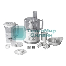 Кухонный комбайн Galaxy Line GL 2309, белый, пластик. чаша 1,5 л, 1000 Вт, 2 скорости и импульс. режим