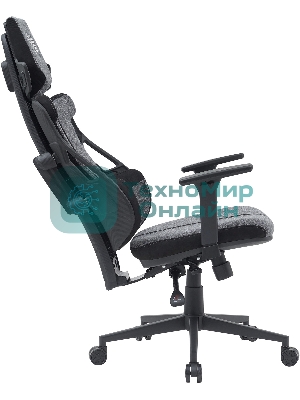 Кресло Cactus CS-CHR-DUO-GYBK серый, экокожа