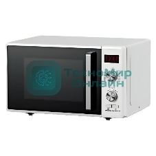 Микроволновая печь General Electronics GE-DG323W белый, 23 л, 800 Вт, переключатели - кнопки