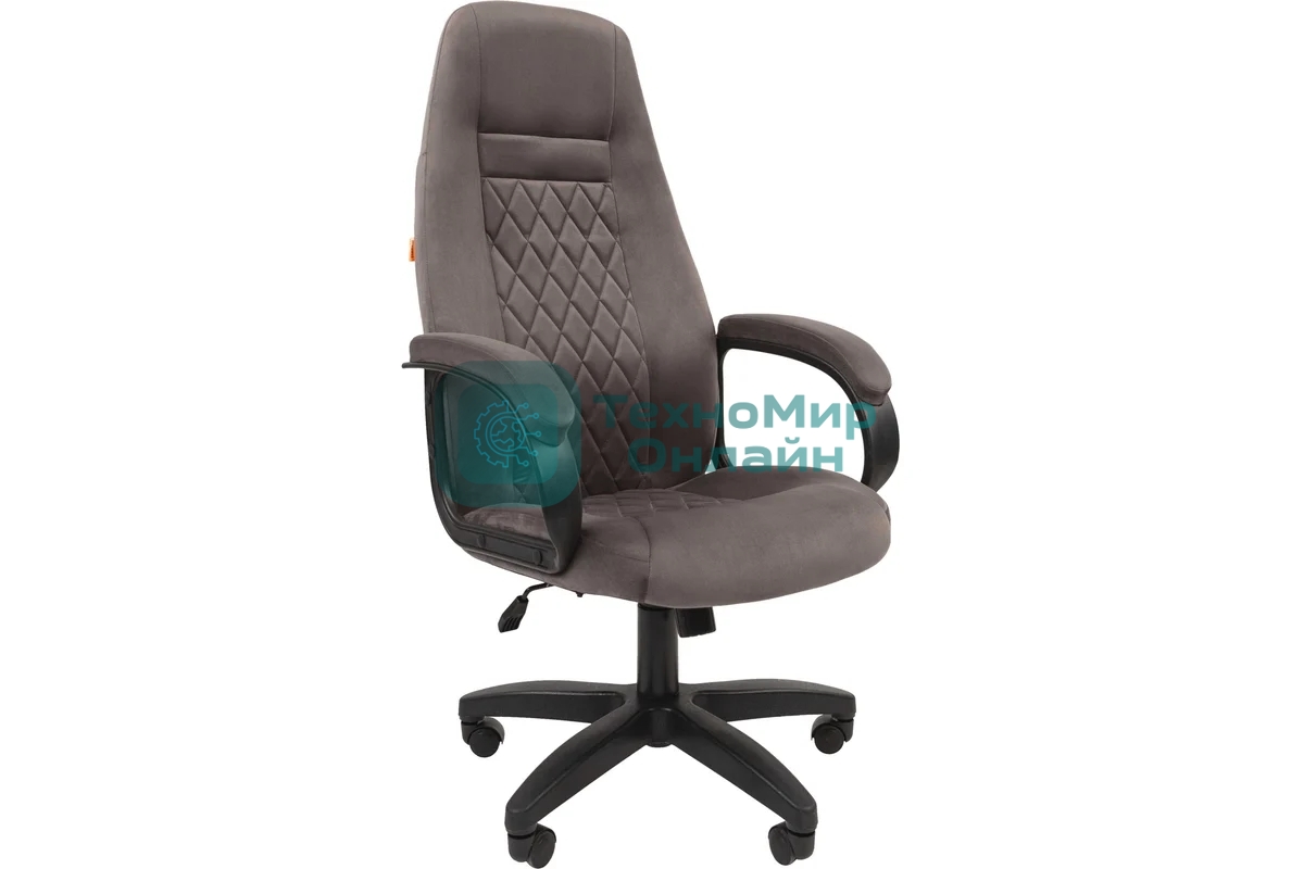 Кресло офисное Chairman Home 951 ткань Т-55 серый