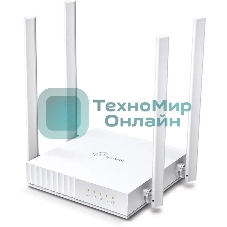 Роутер беспроводной TP-Link Archer C24 AC750 10/100BASE-TX белый