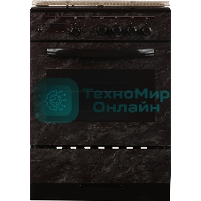 Плита газовая Gefest ПГ 6300-03 0054 коричневый, конфорок 4 шт, духовка 52 л, 60 см x 85 см x 60 см