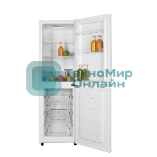 Холодильник Kraft KF-NF271W белый двухкамерный 129/64л морозилка снизу, No Frost