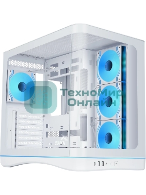 Корпус SAMA V62S, Midi-Tower, белый, 4 x 120 мм