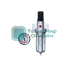 Набор аксессуаров KRAFTOOL INDUSTRIE QUALITAT 06506для пневмосистем: манометр. влагоотделитель