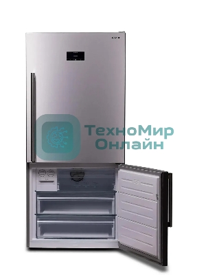 Холодильник Sharp SJ653GHXI52R серебристый двухкамерный 400/164 л морозилка снизу, No Frost