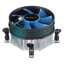 Кулер для процессора DEEPCOOL THETA 21 PWM черный/синий, 92 мм, алюминий, 2400 об/мин, 33.4 дБ, 4 pin, 95 Вт, 60.5 мм