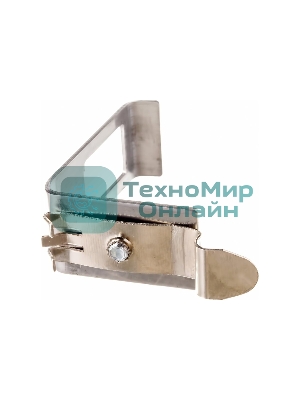 Рамка на DIN-рейку для установки модуля типа Keystone, металлическая Lanmaster