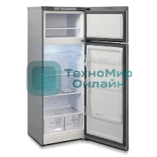 Холодильник Бирюса Б-M6035 металлик двухкамерный 240/60л морозилка сверху